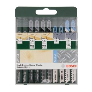 Bosch Dekupaj Testere Bıçağı 10 Parça Ahşap ve Metal