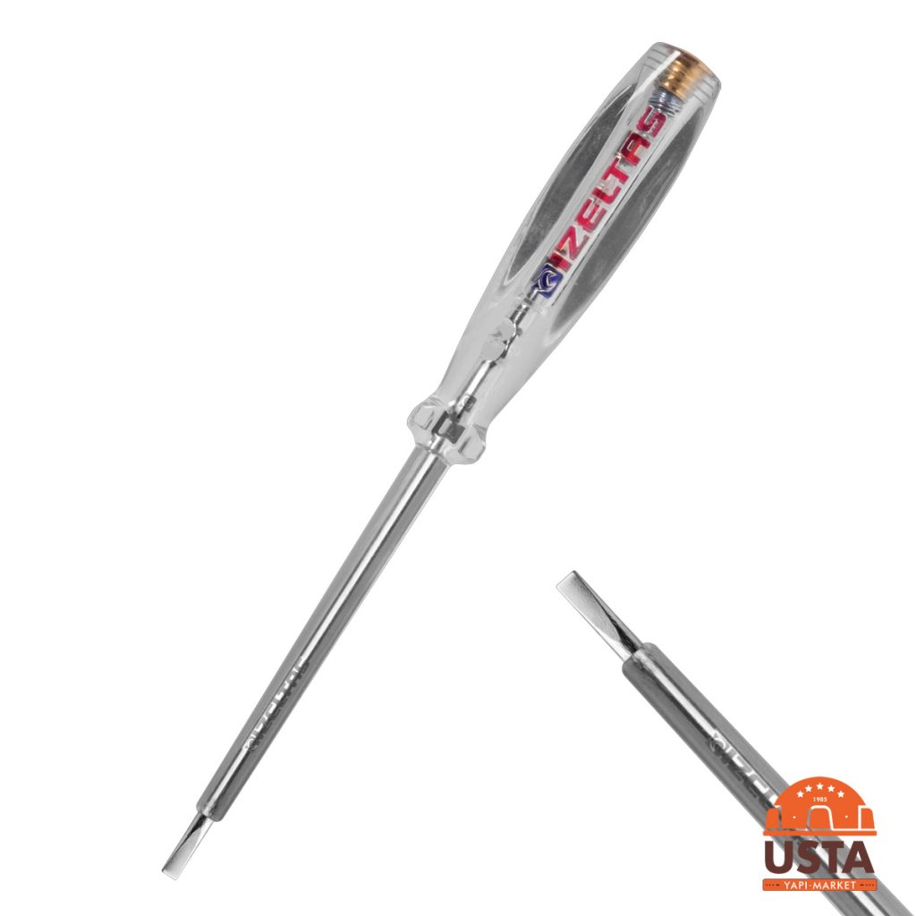 İzeltaş Düz Uçlu Kontrol Kalemi 190 mm