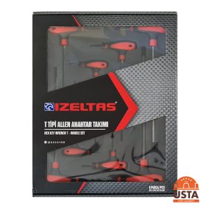İzeltaş T Tipi Allen Anahtar Takımı 8 Parça
