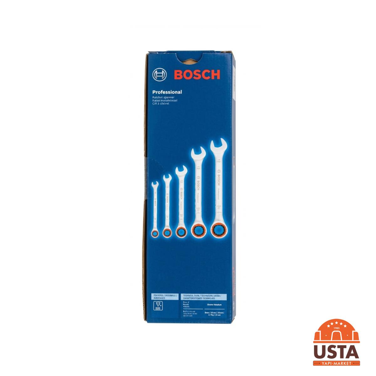 Bosch Professional Cırcırlı Kombine Anahtar Seti 5 Parça Bosch Professional Cırcırlı Kombine Anahtar Seti 5 Parça - Görsel 7