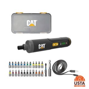 CAT DX1110 Akıllı Şarjlı Tornavida 26 adet Bits Uç