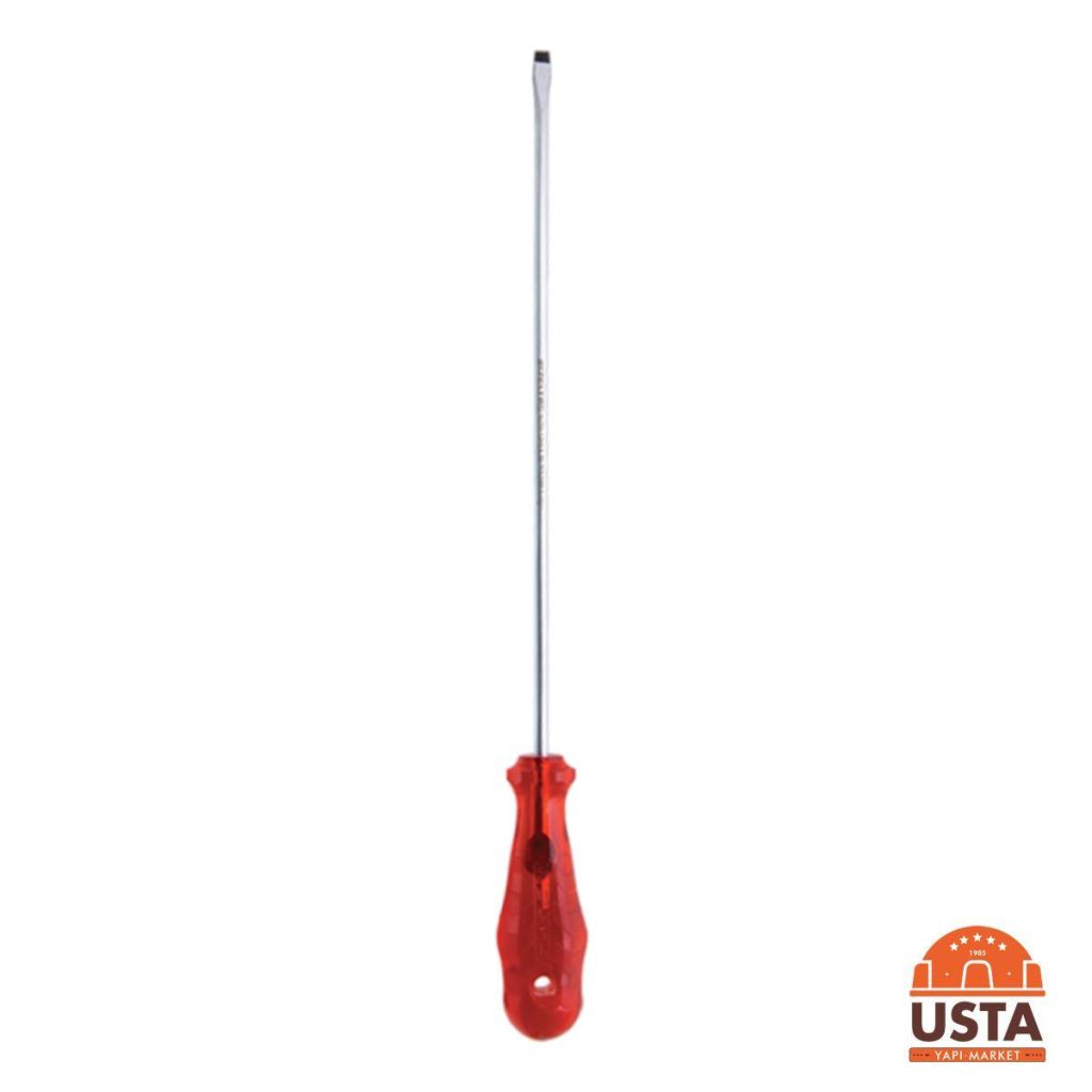 İzeltaş Uzun Düz Tornavida 4x300 mm