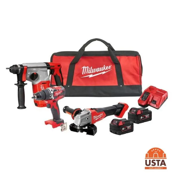 Milwaukee Şarjlı Set M18 FPP3Q-502BEU