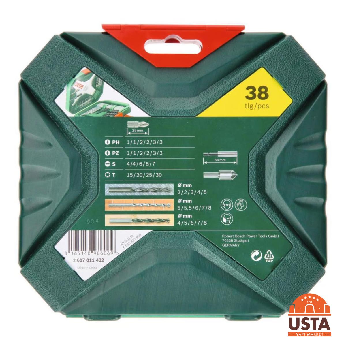Bosch X Line 38 Parça Matkap Ucu Vidalama Aksesuar Seti - Görsel 3