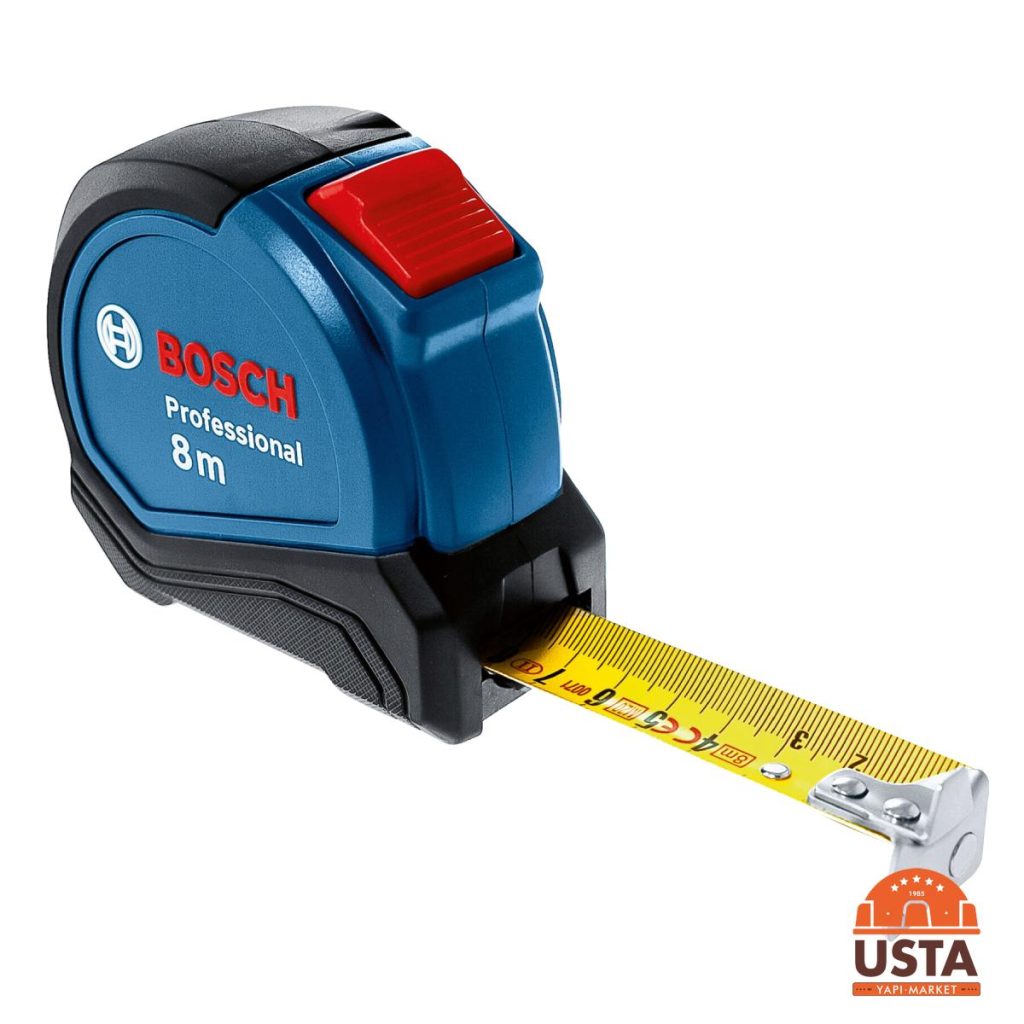 Bosch Şerit Metre 8m Professional Autolock Mıknatıslı