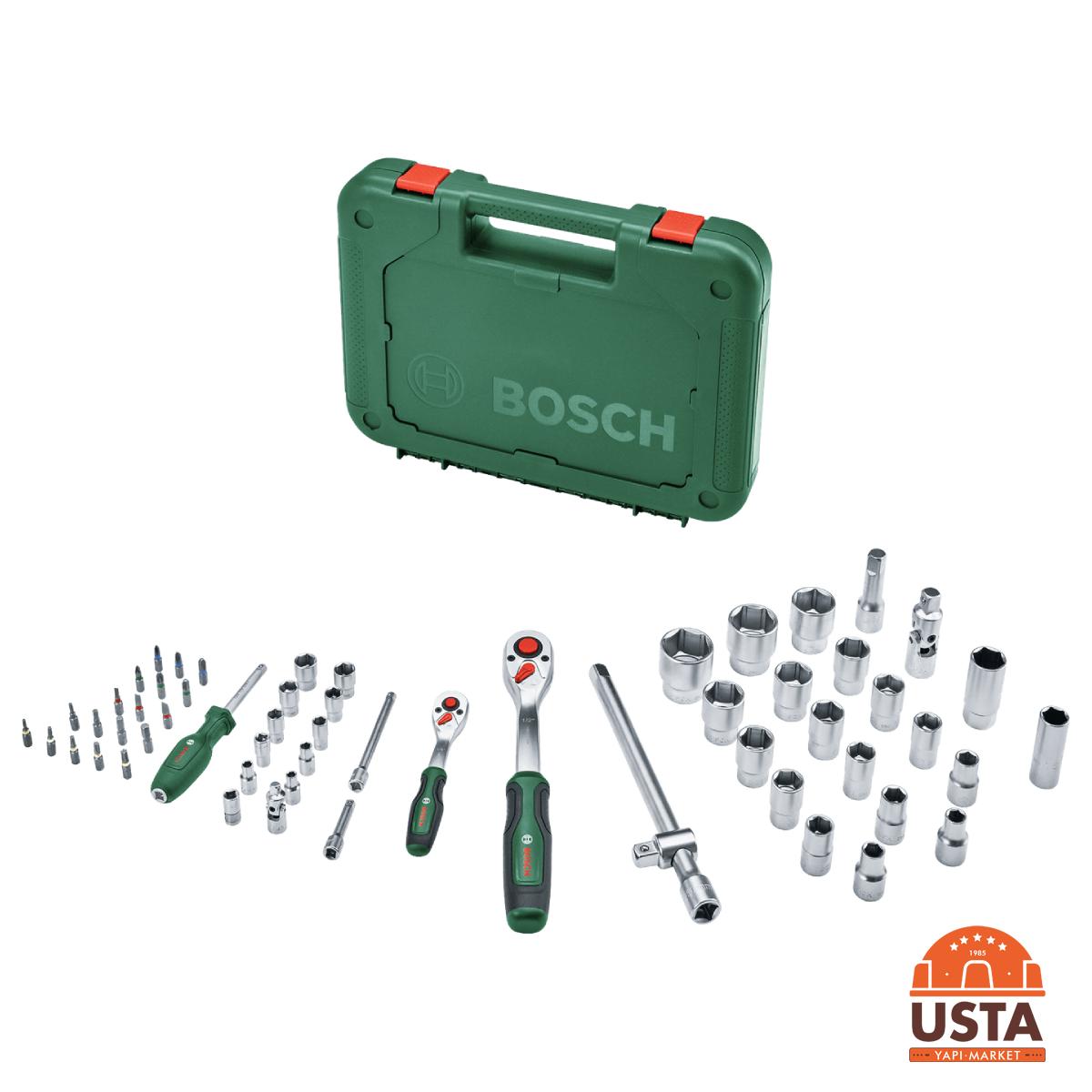 Bosch Lokma Takımı 56 Parça Cırcırlı Somun Sıkma Seti - Görsel 2