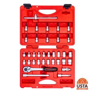 İzeltaş Lokma Alyan Takımı 35 Parça 3/8 inç Altı Köşe