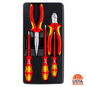 Knipex 1000V Pense ve Tornavida Seti 5 Parça