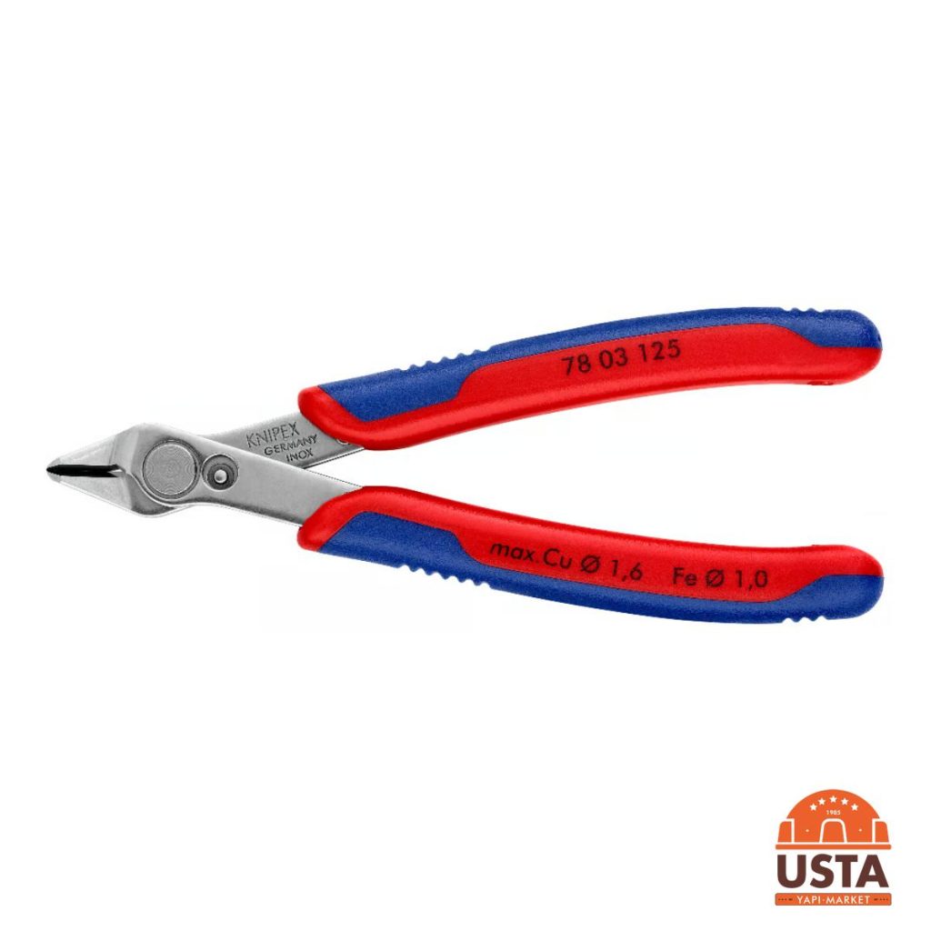 Knipex Elektronikçi Yan Keski Super Knips 125 mm 78 03 125