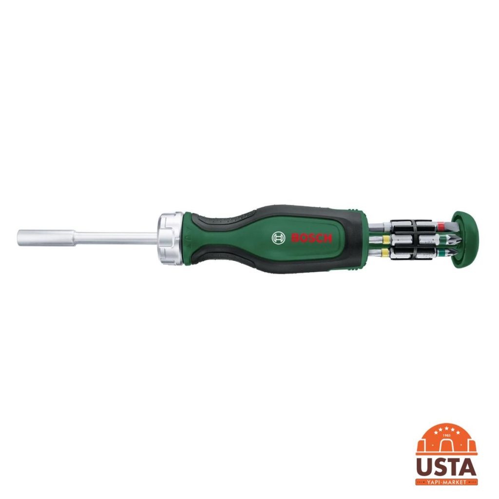 Bosch Cırcırlı Tornavida 12 Uçlu Uç Hazneli