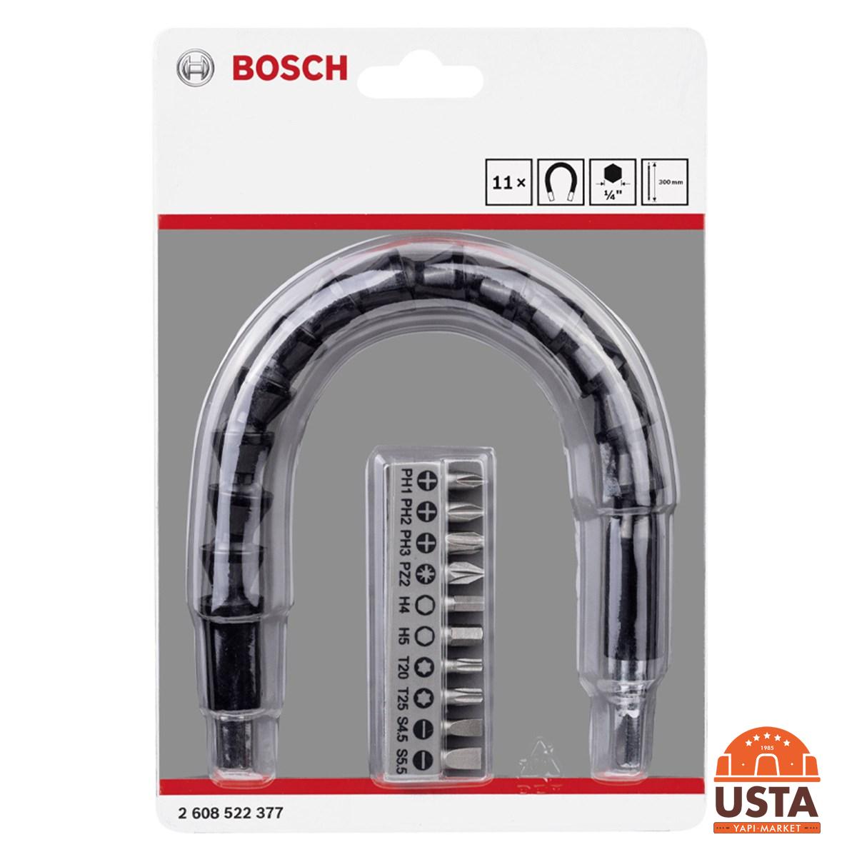 Bosch Esnek Bükülebilir Uzatma Adaptörü ve 10 Adet Vidalama Ucu Bosch Esnek Bükülebilir Uzatma Adaptörü ve 10 Adet Vidalama Ucu - Görsel 5