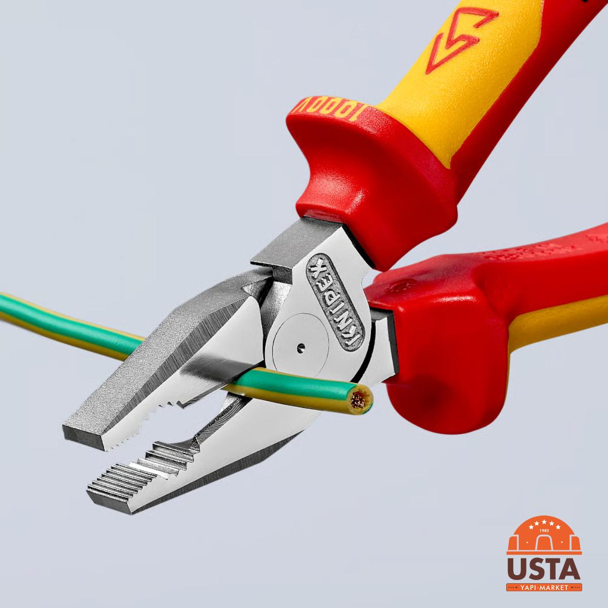 Knipex Ağır Tip Kombine Pense 02 06 200 Knipex Ağır Tip Kombine Pense 02 06 200 - Görsel 5