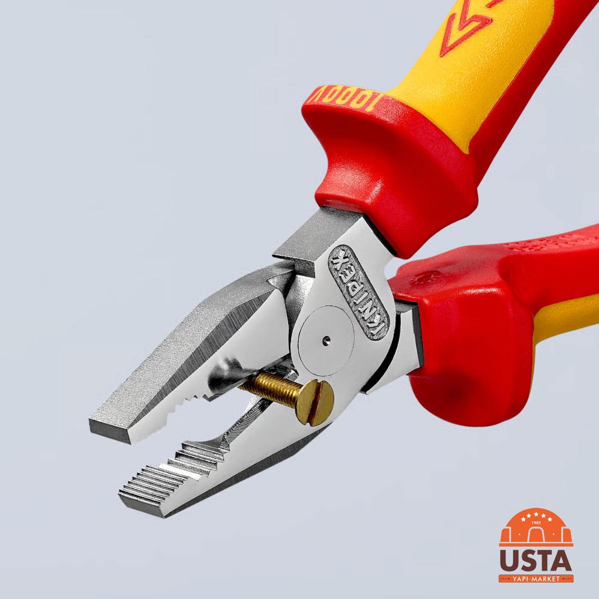 Knipex Ağır Tip Kombine Pense 02 06 200 Knipex Ağır Tip Kombine Pense 02 06 200 - Görsel 3
