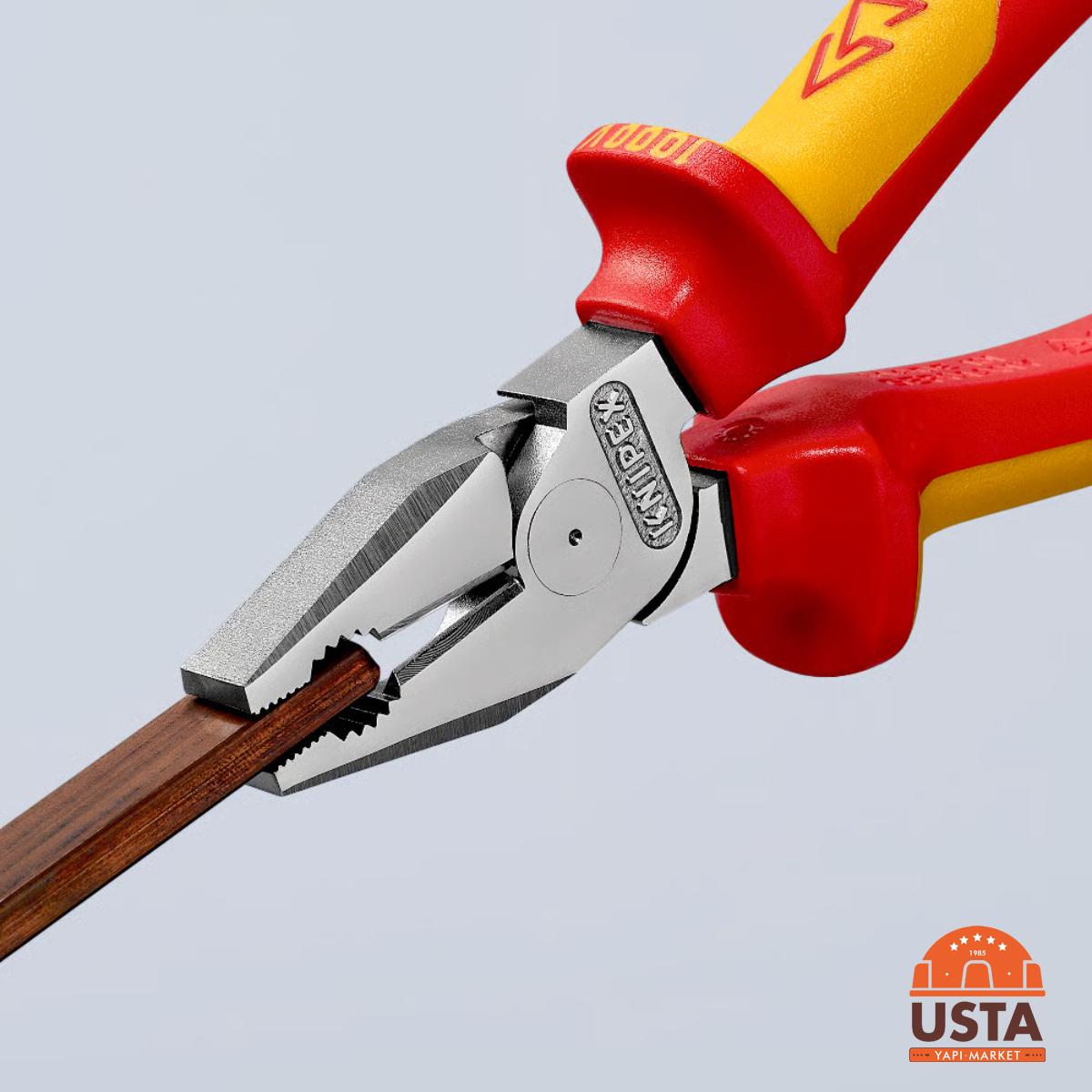 Knipex Ağır Tip Kombine Pense 02 06 200 Knipex Ağır Tip Kombine Pense 02 06 200 - Görsel 2