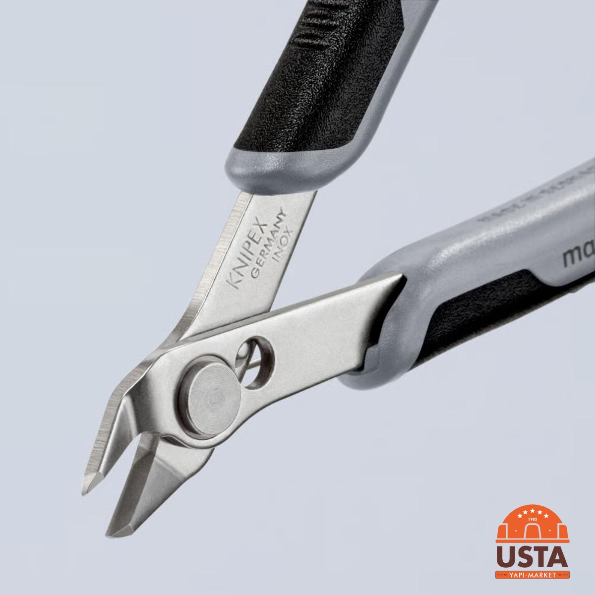 Knipex Antistatik Yan Keski Super Knips 125 mm 78 03 125 ESD Knipex Antistatik Yan Keski Super Knips 125 mm 78 03 125 ESD - Görsel 4