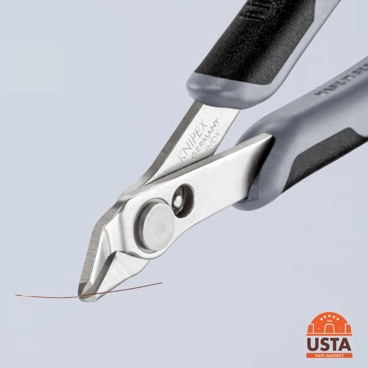 Knipex Antistatik Yan Keski Super Knips 125 mm 78 03 125 ESD Knipex Antistatik Yan Keski Super Knips 125 mm 78 03 125 ESD - Görsel 2