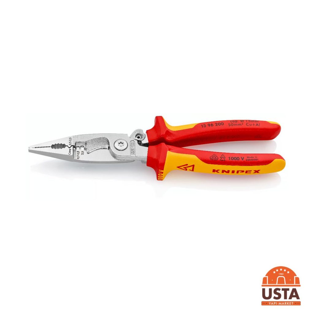 Knipex Çok Fonksiyonlu Elektrikçi Pensesi 13 96 200