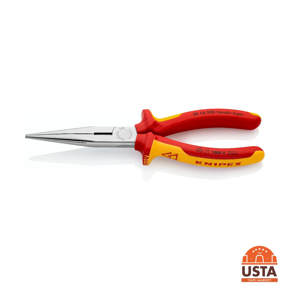 Knipex İzoleli Kargaburun 200 mm 26 16 200 Knipex İzoleli Kargaburun 200 mm 26 16 200 - Görsel 5