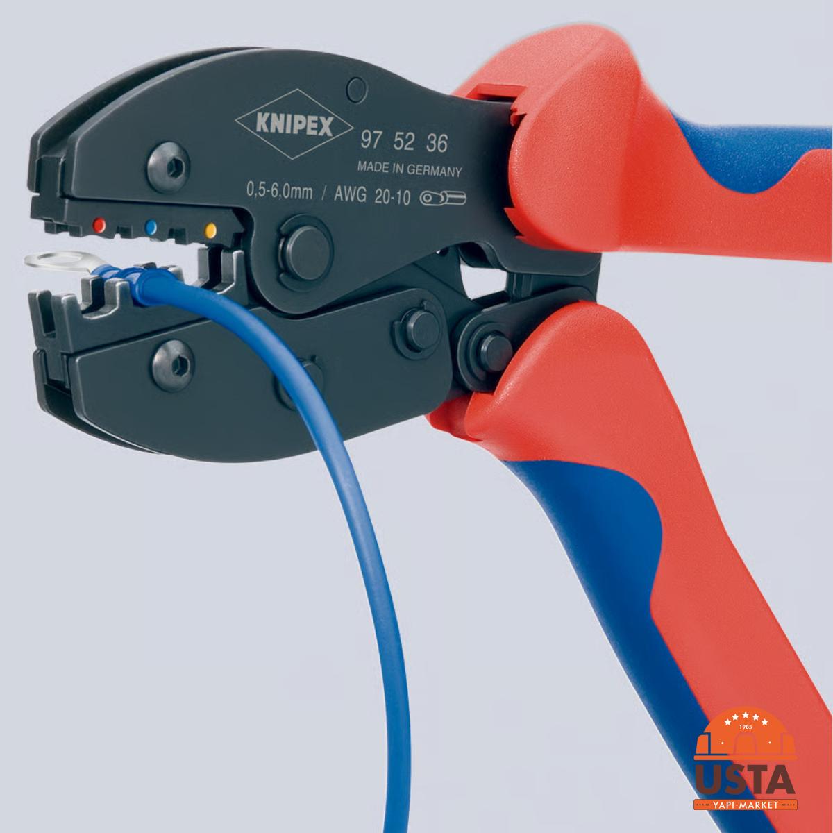 Knipex Pabuç Sıkma Pensesi 97 52 36 Knipex Pabuç Sıkma Pensesi 97 52 36 - Görsel 4