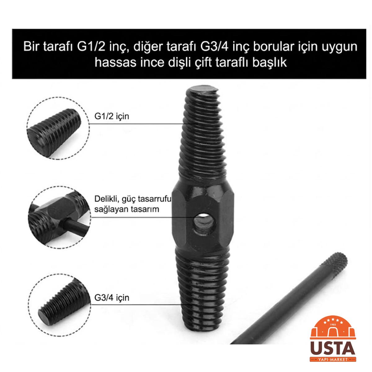 Ters Klavuz Vida Somun Sökme Aparatı Ters Klavuz Vida Somun Sökme Aparatı - Görsel 2