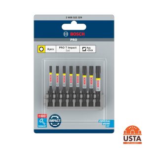Bosch PRO T impact Set 8 Parça 55 mm T Bits Uç Seti