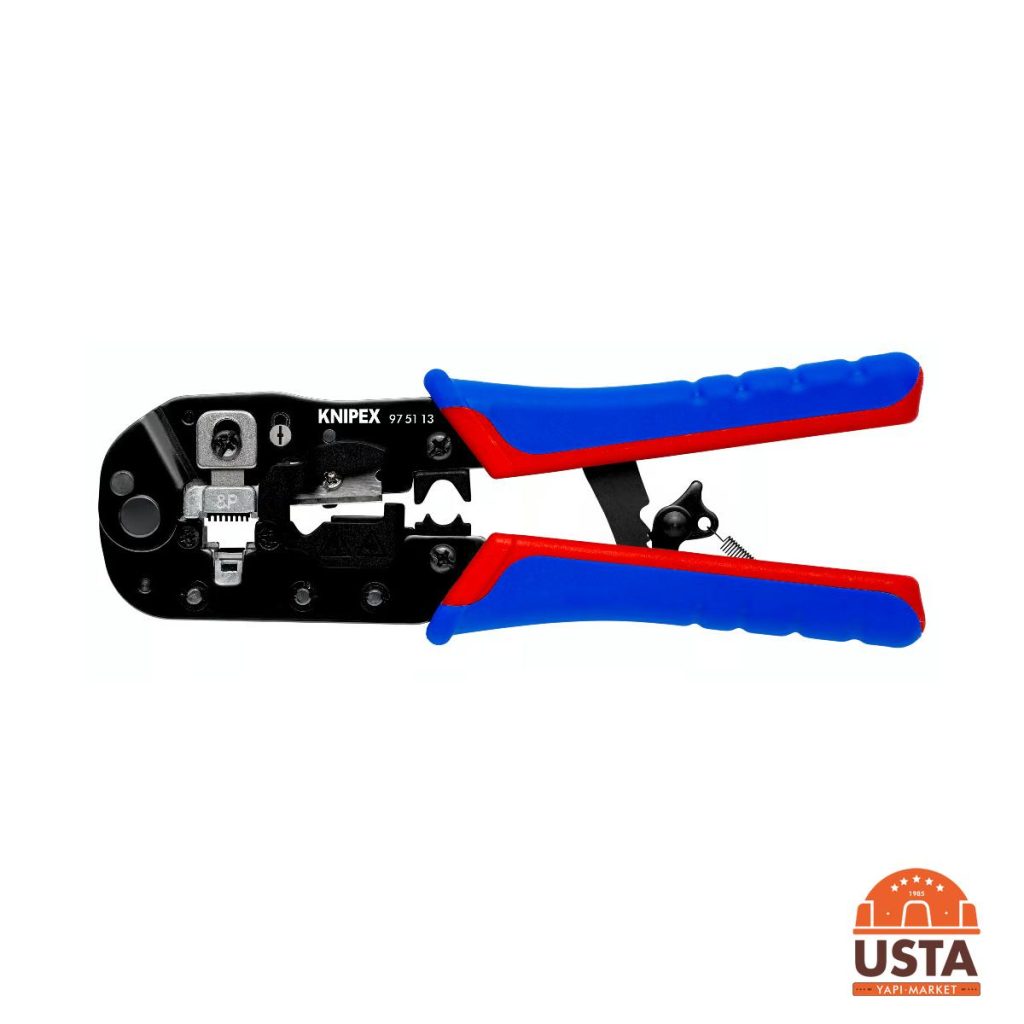 Knipex RJ45 Western Konnektörler için Sıkma Pensesi 975113